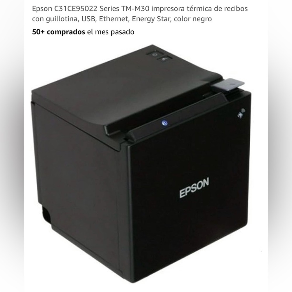 Epson Thermal receipt printer color black BRAND NEW !